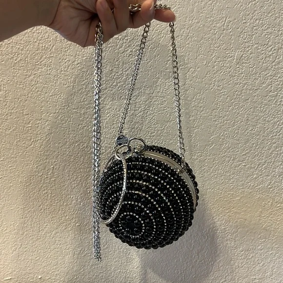 Badgley Mischka Deco Sphere Clutch Wristlet Bag - Picture 4 of 8